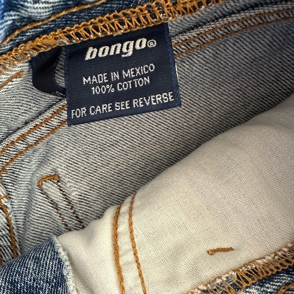 Vintage 90’s BONGO Straight Leg Retro Fit Medium Wash Juniors Jeans Size 7 - Picture 3 of 9